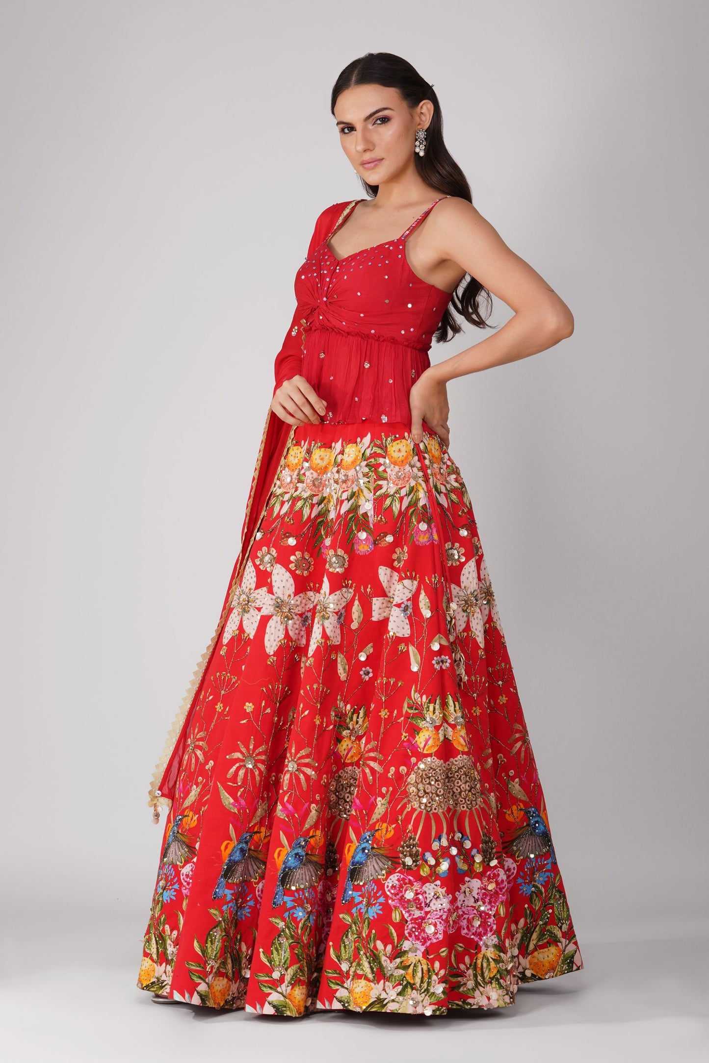 Sky Garden Printed Lehenga Set