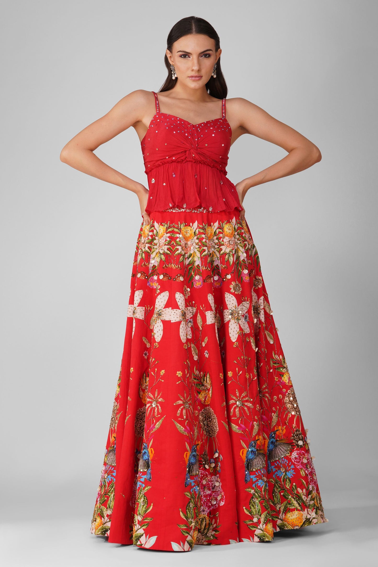 Sky Garden Printed Lehenga Set