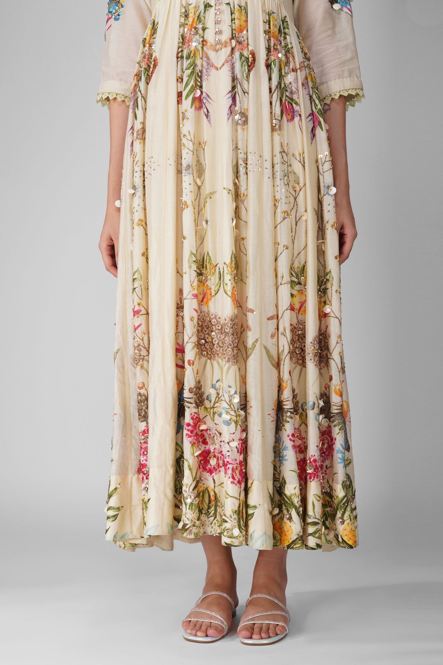 Sky Garden Printed Anarkali Set