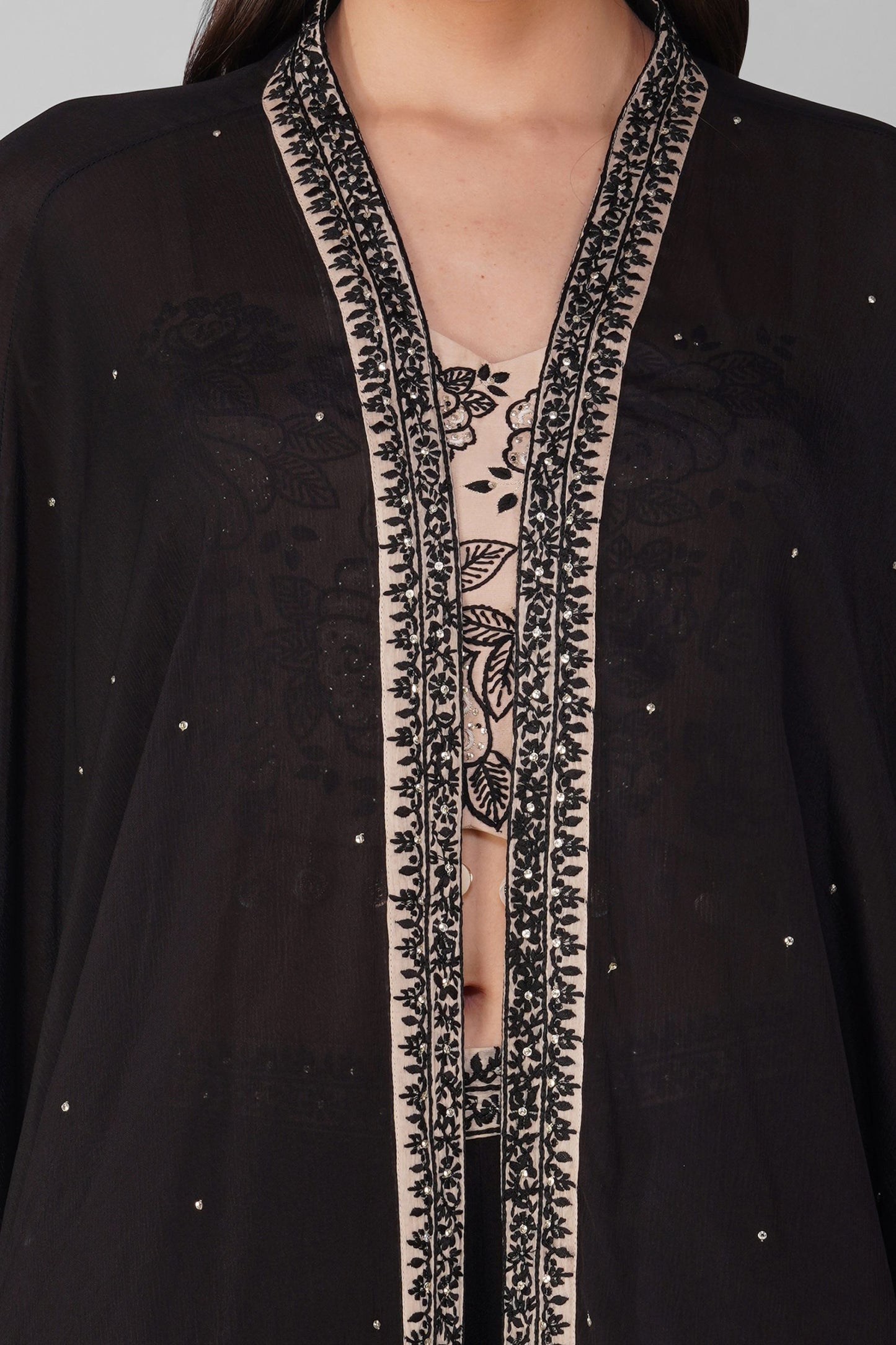 Starry Rose Cape and Garara Set