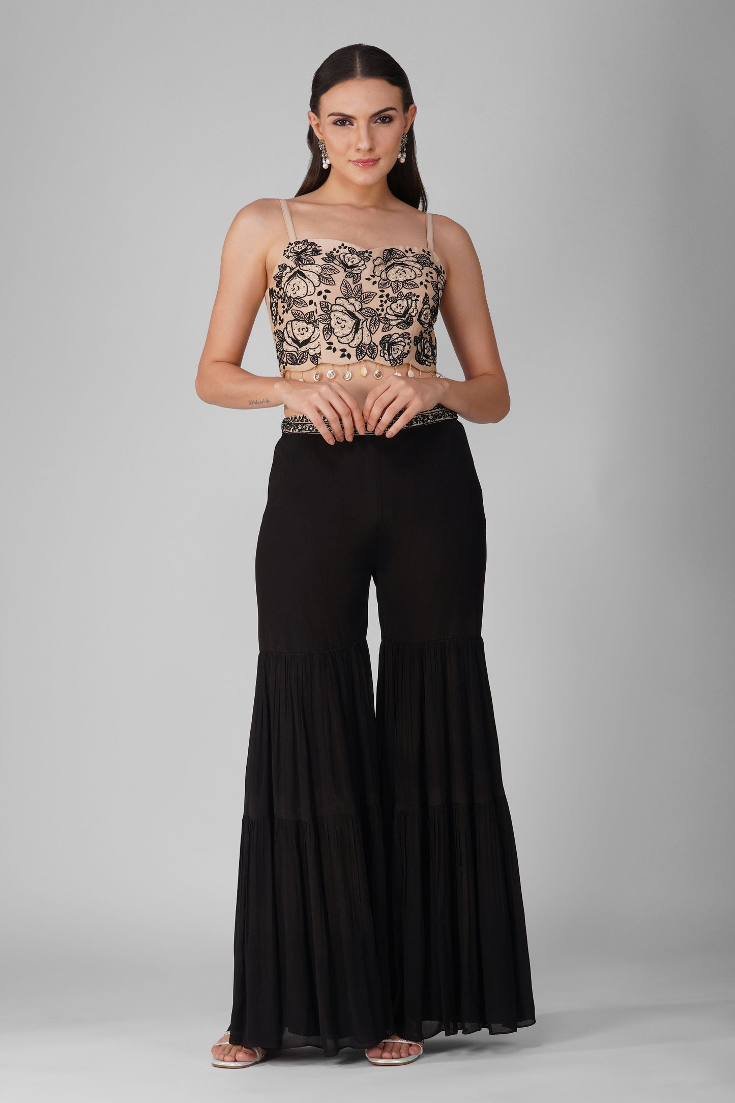 Starry Rose Cape and Garara Set