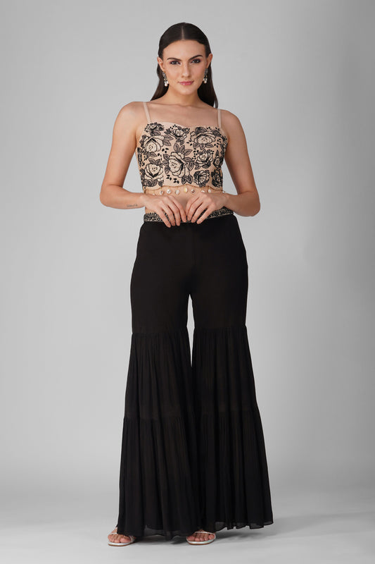 Starry Rose Cape and Garara Set