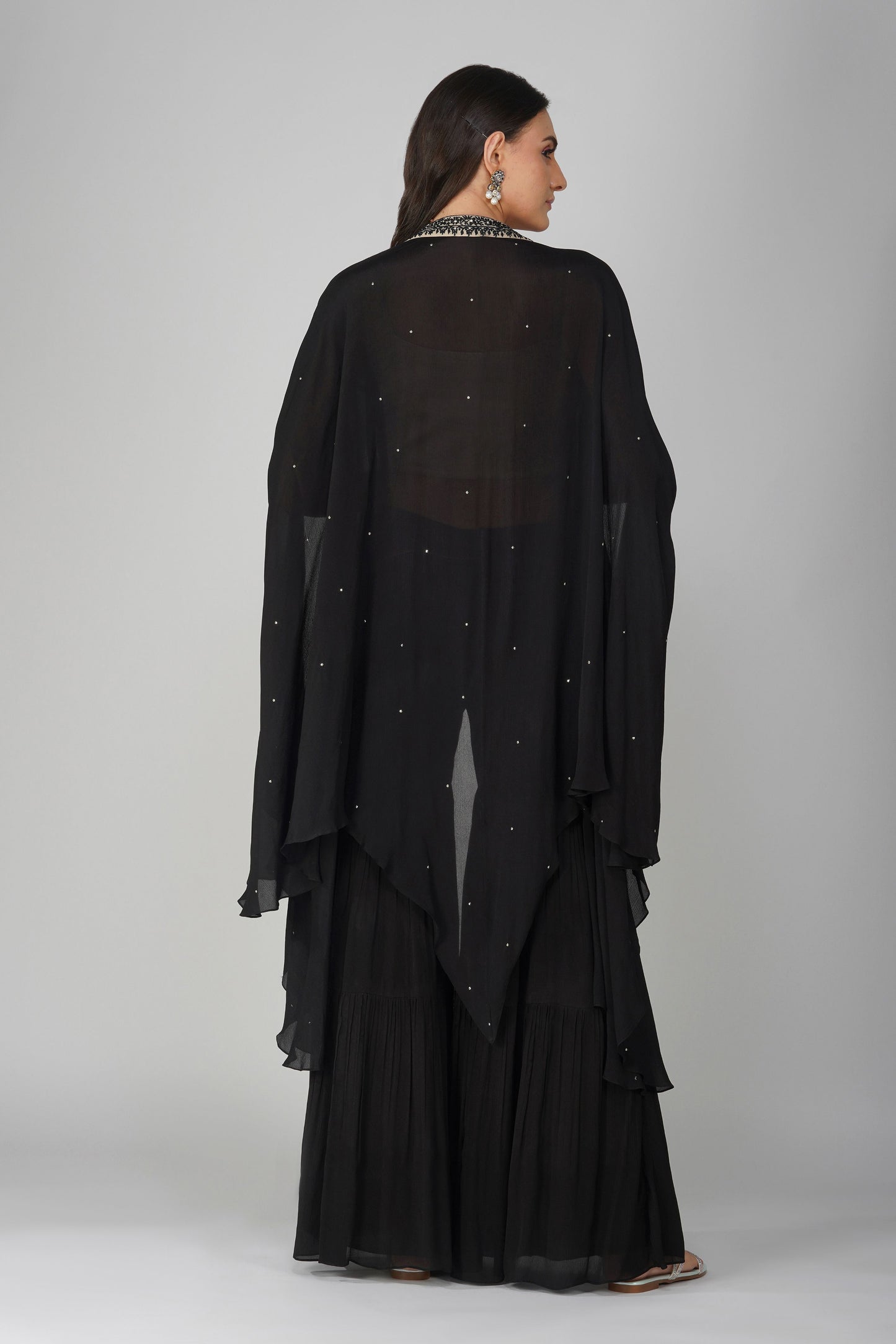 Starry Rose Cape and Garara Set