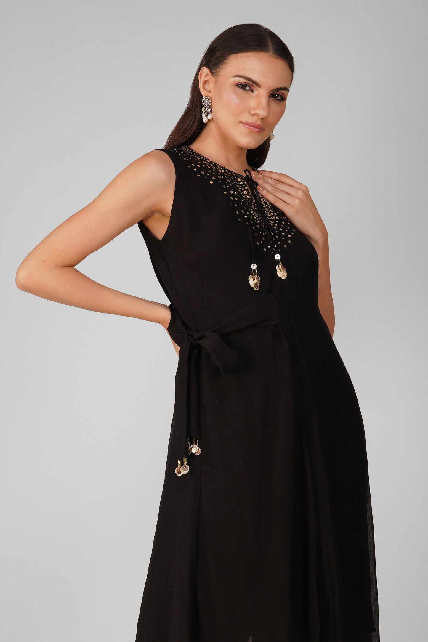 Starry Sky Asymmetric Tunic set