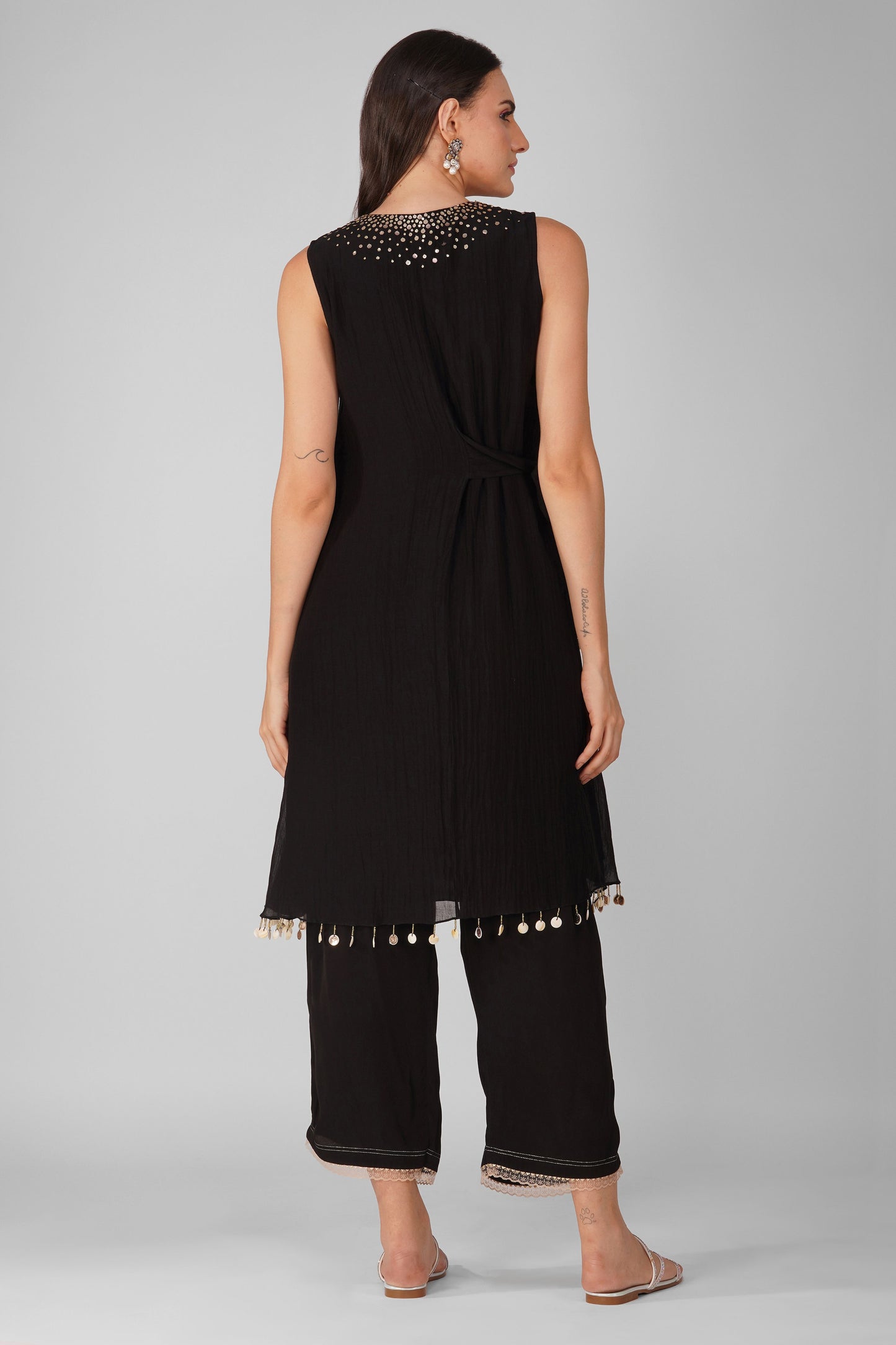 Starry Sky Asymmetric Tunic set