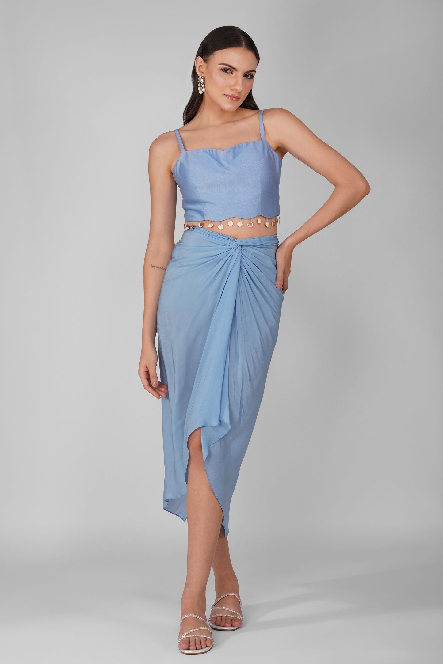 Starry Sky Drape skirt and Cape Set