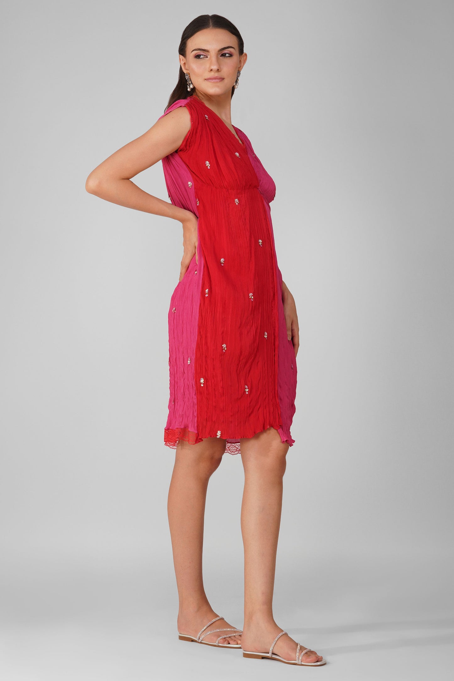Cosmic flower knotted Dress