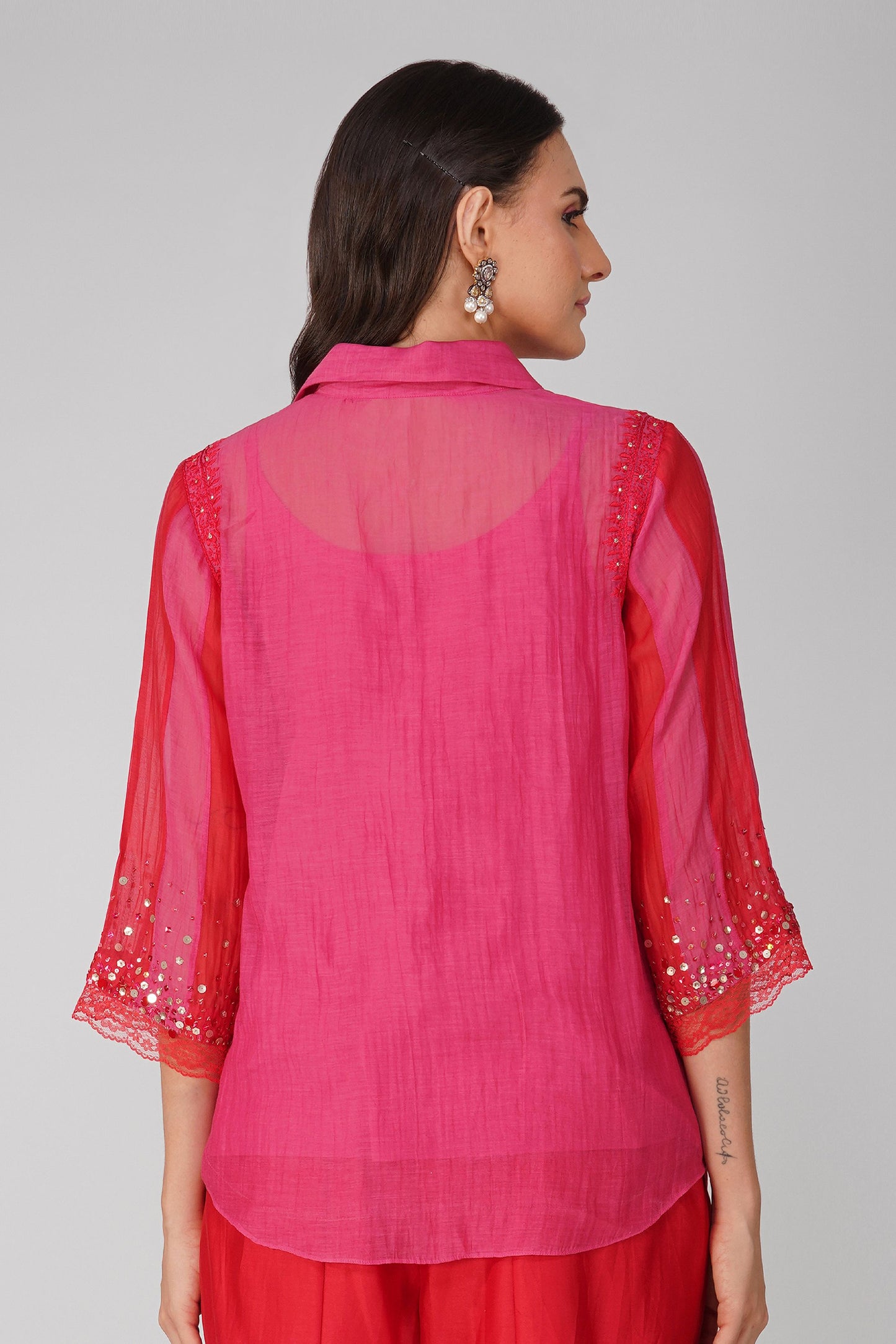 Starry Sky Two-Tone Shirt