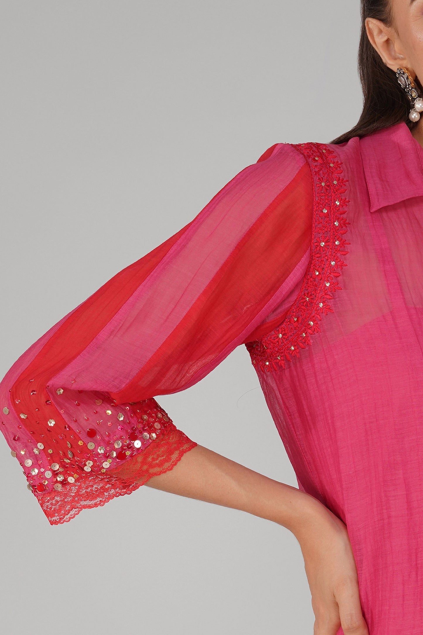 Starry Sky Two-Tone Shirt