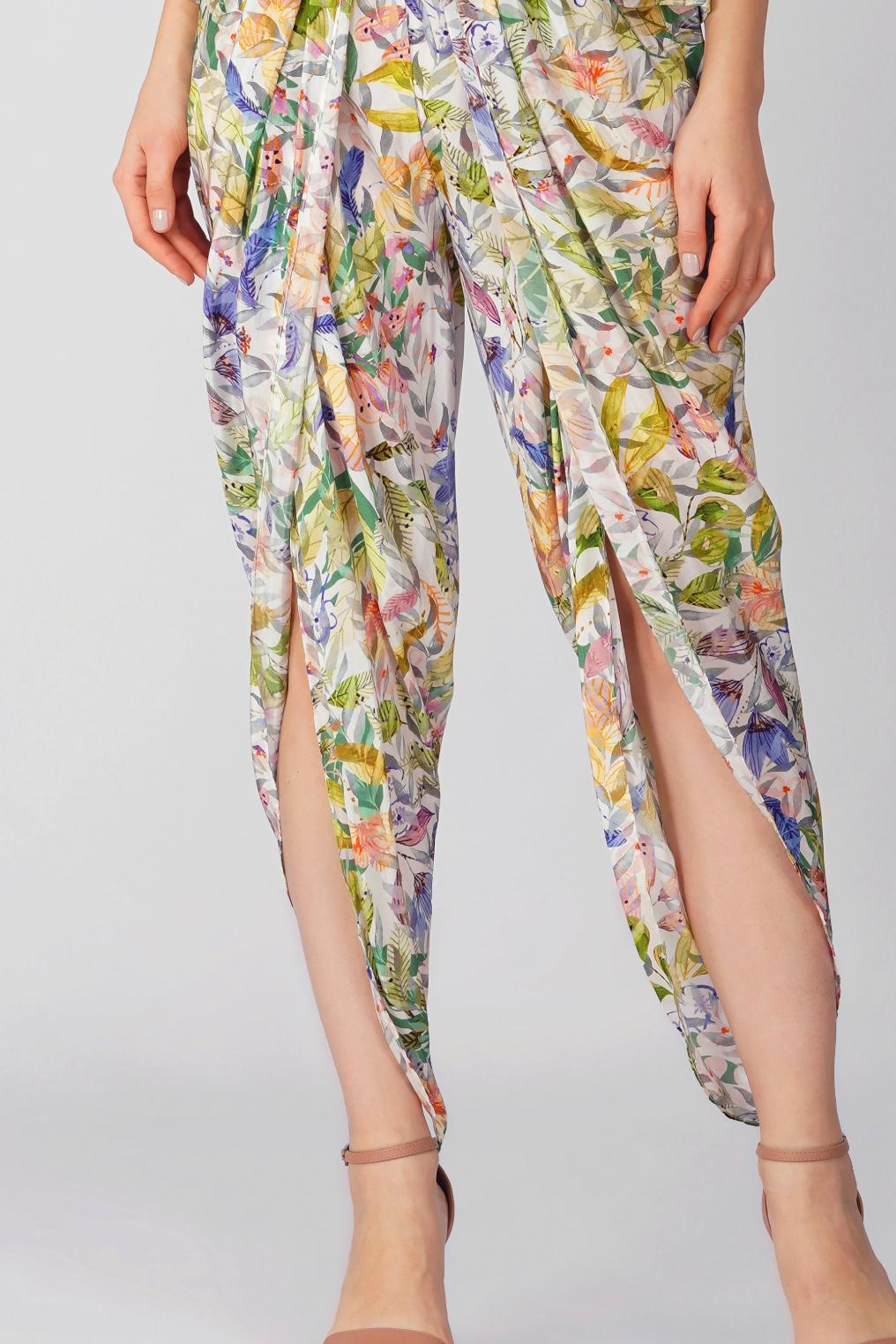 MULTI LEAF SHIRT TUNIC SET
