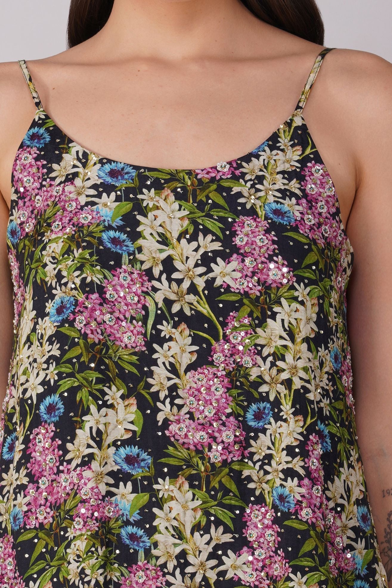 Flower garden black garara set