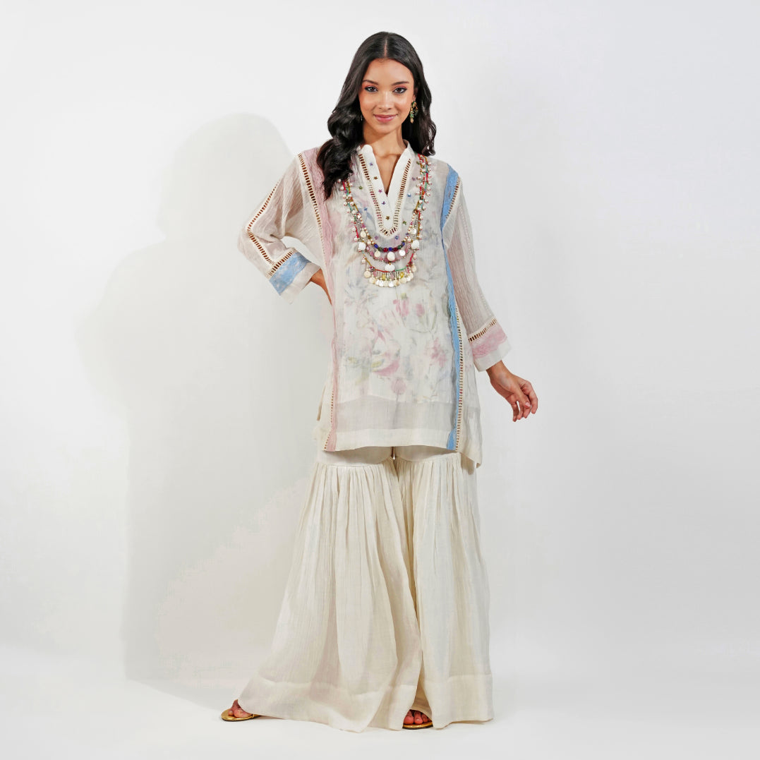 Shabby Chic Floral Garara Set