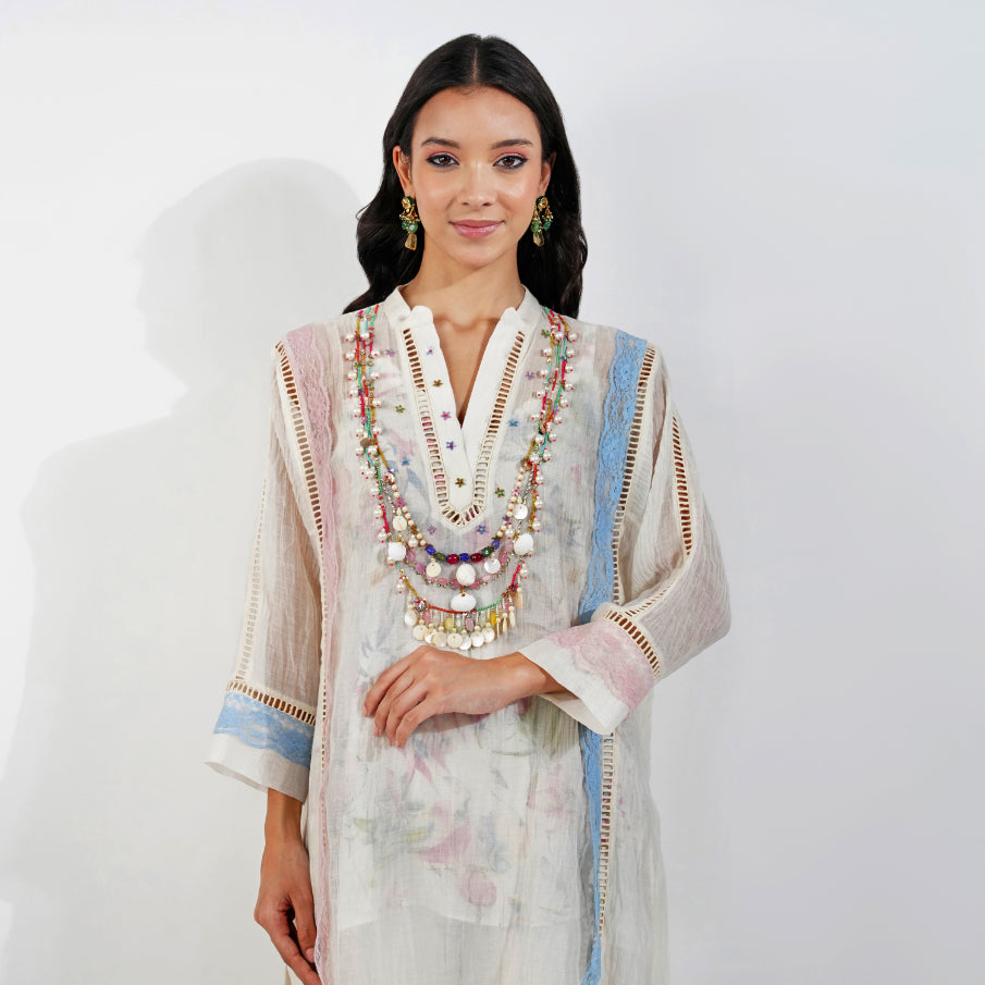 Shabby Chic Floral Garara Set