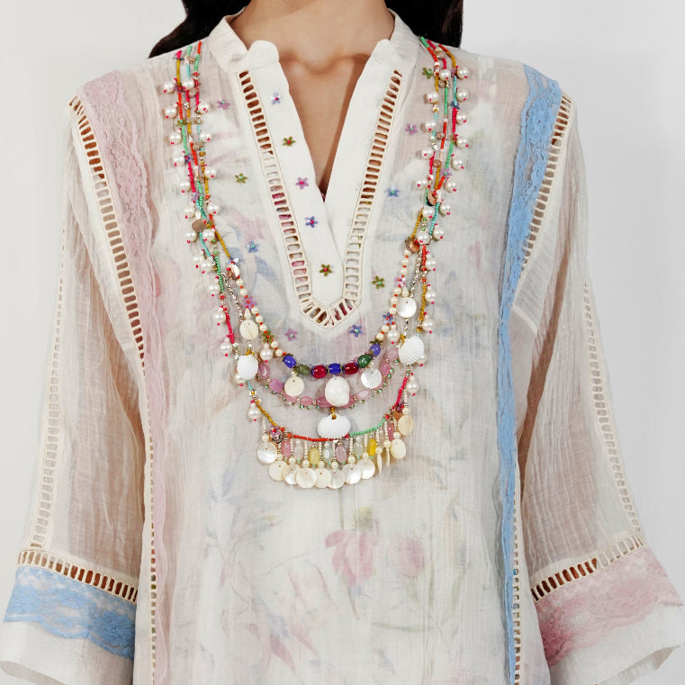 Shabby Chic Floral Garara Set