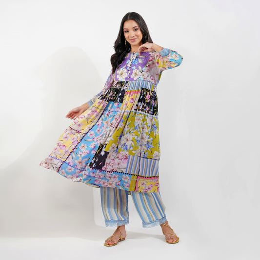 Shabby Chic Anarkali set