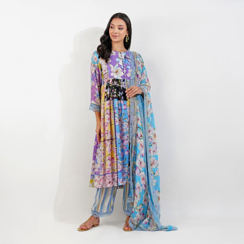 Shabby Chic Anarkali set