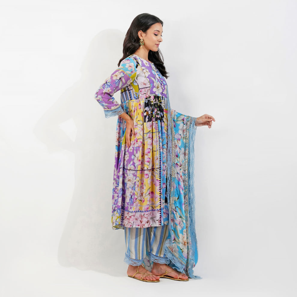 Shabby Chic Anarkali set