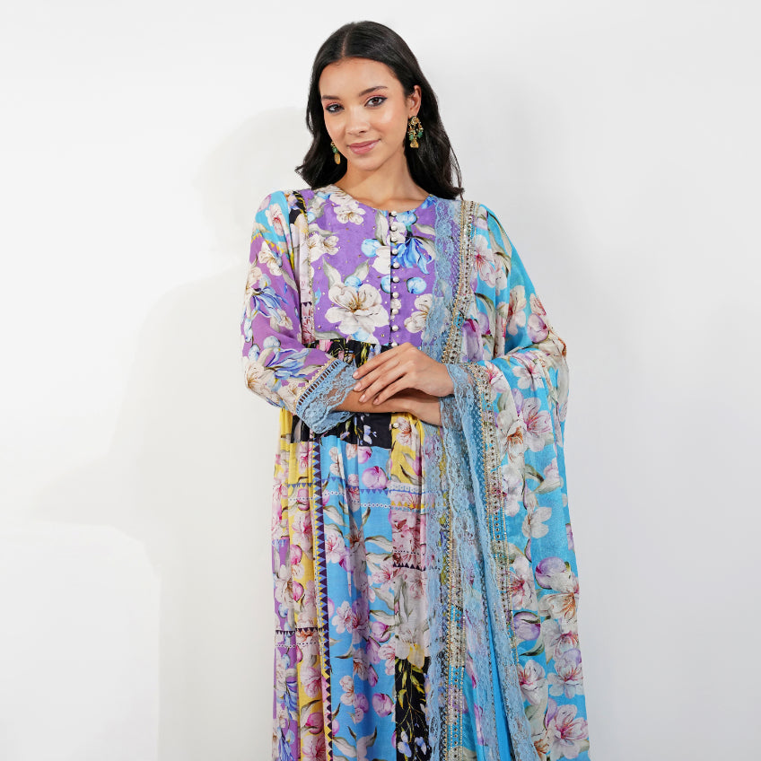 Shabby Chic Anarkali set