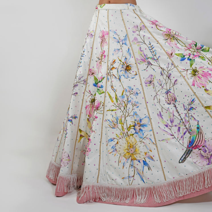 Summer floral Lehenga Set