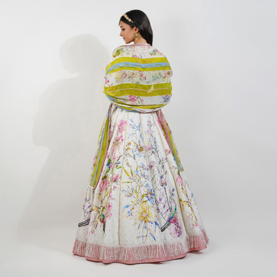 Summer floral Lehenga Set