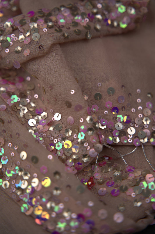 Party Sparkle Wool Slim Scarf