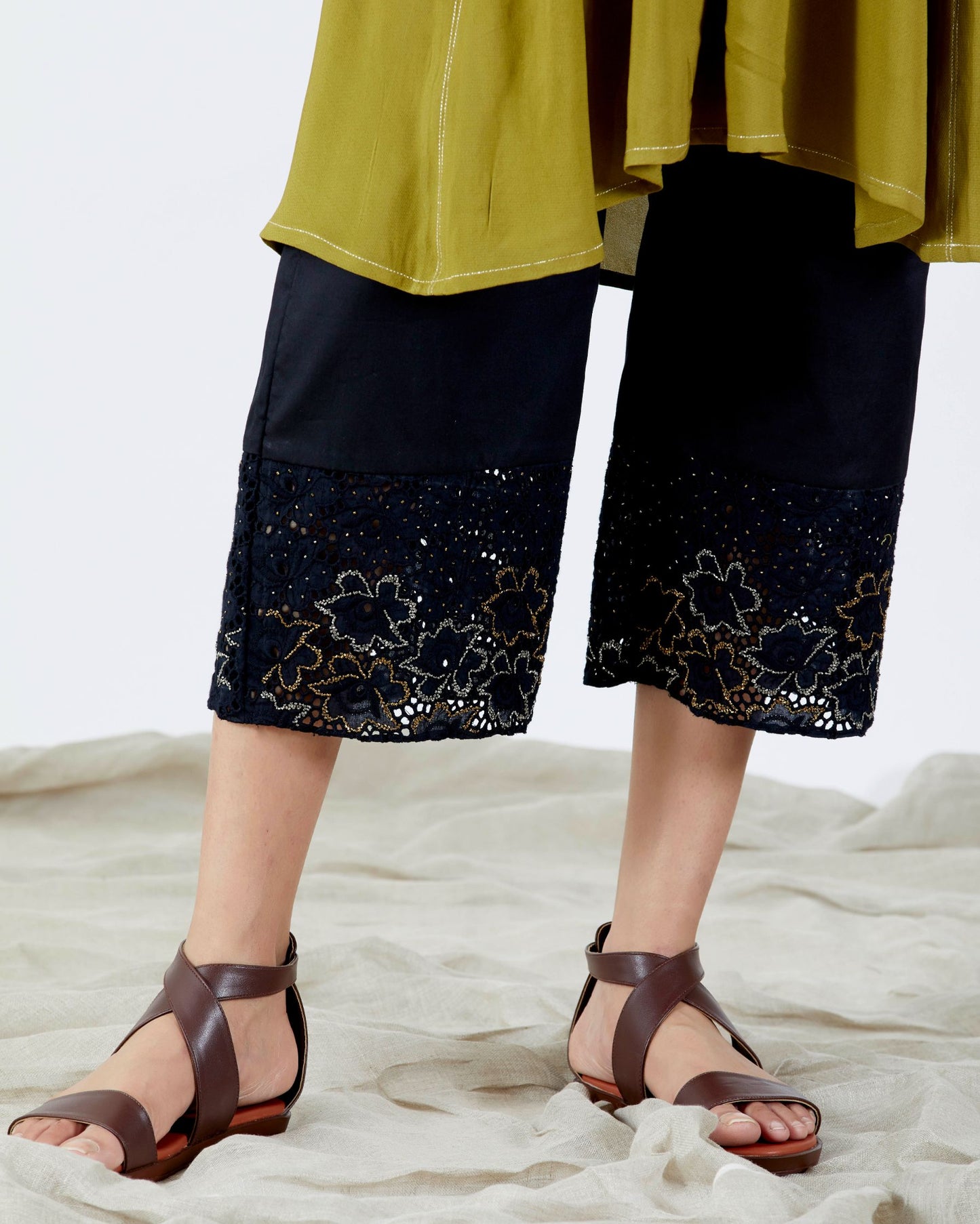 FRONT GATHERED TUNIC SET
