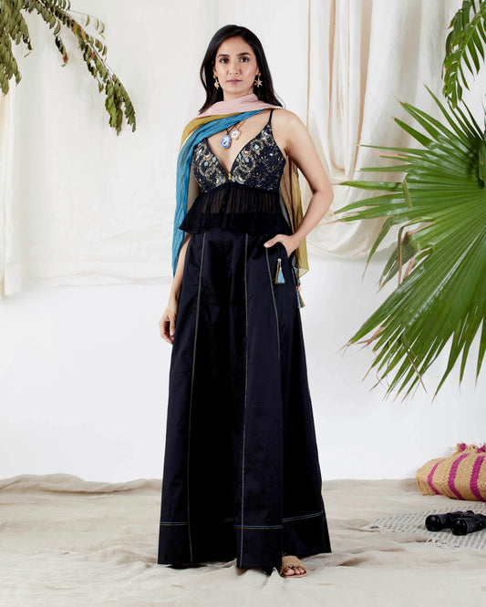 OLD ZARDOZI SHARARA SET