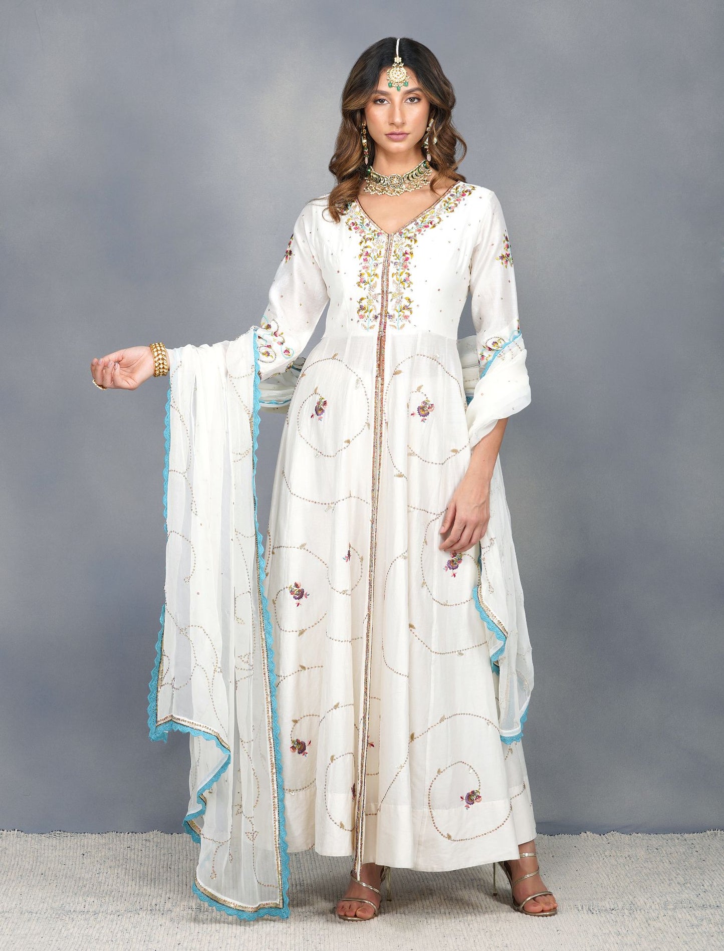 BAROQUE JARDIN FRONT OPEN ANARKALI