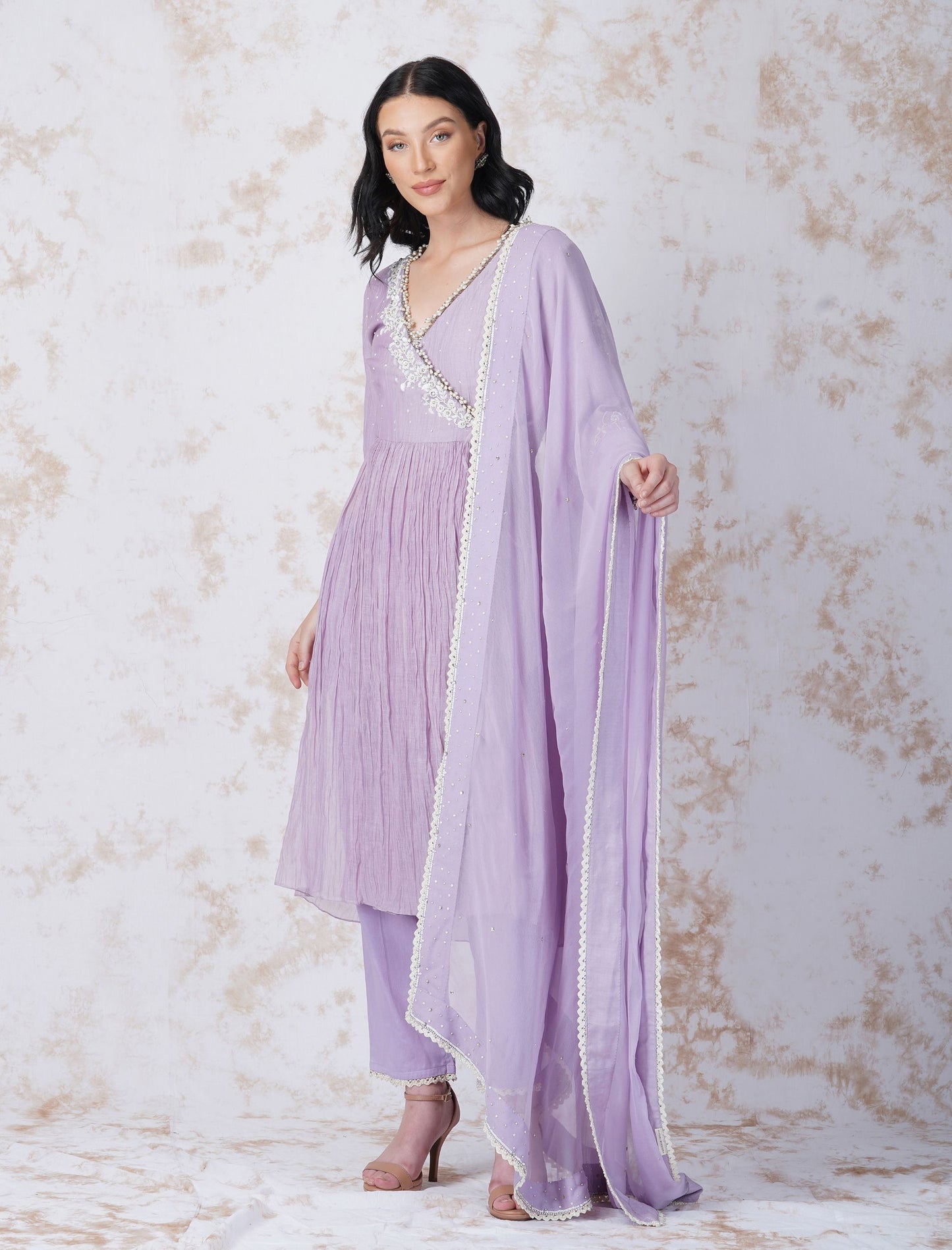 BAROQUE WORK LAVENDER ANGRAKHA SET