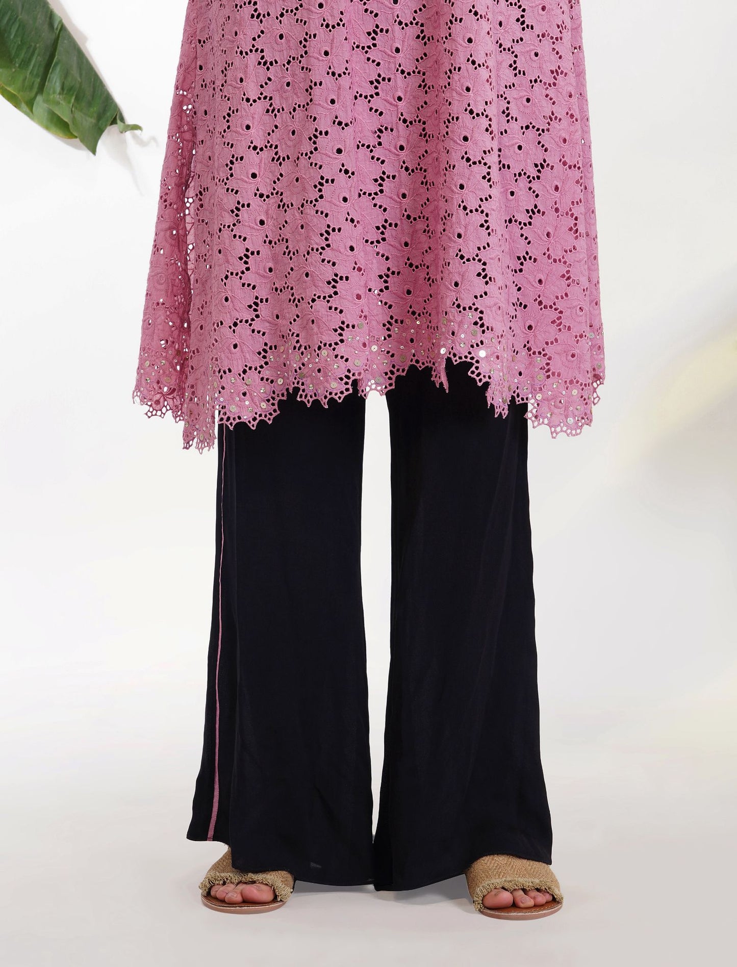 BRODERIE ANGLAISE TUNIC SET