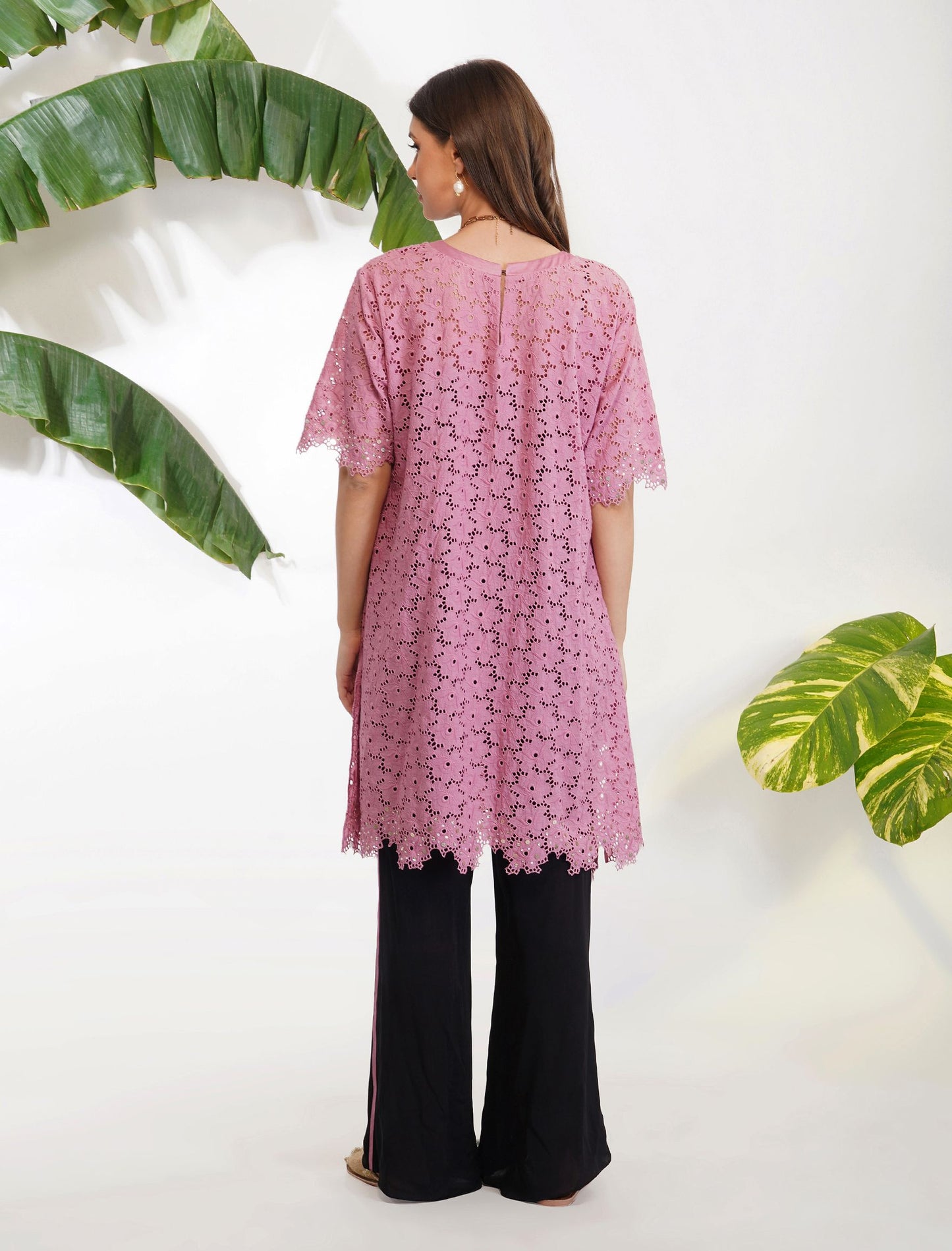 BRODERIE ANGLAISE TUNIC SET