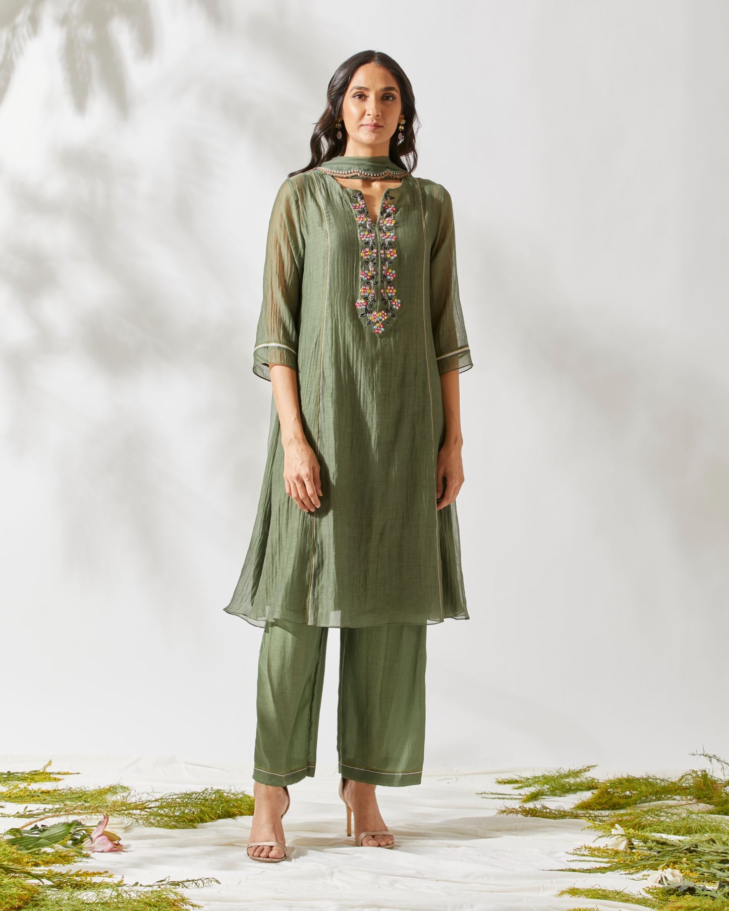 MIRROR WORK SUIT