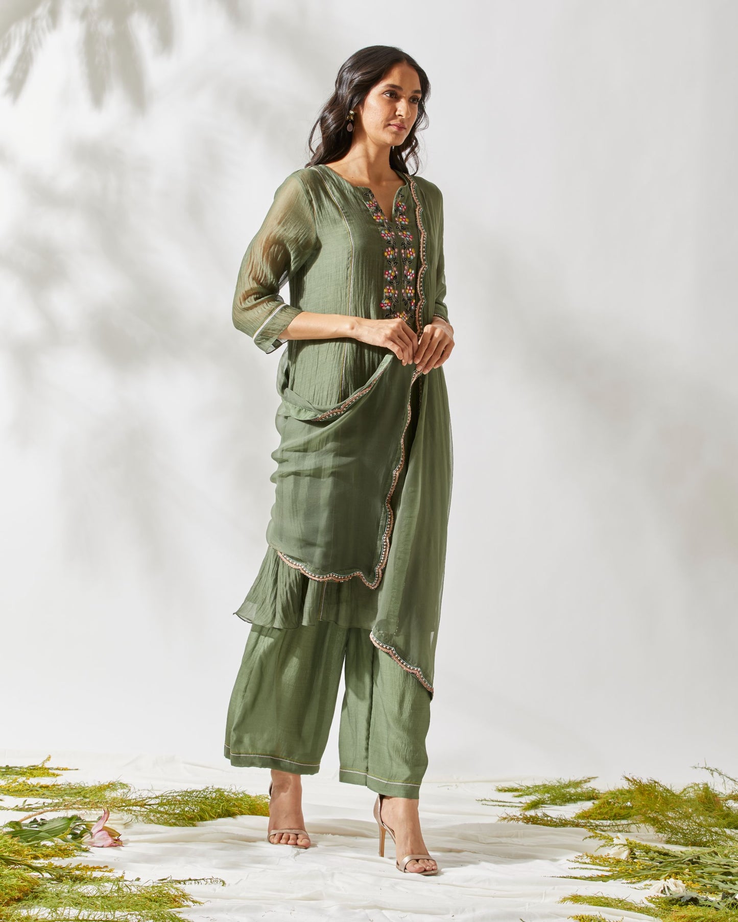 MIRROR WORK SUIT