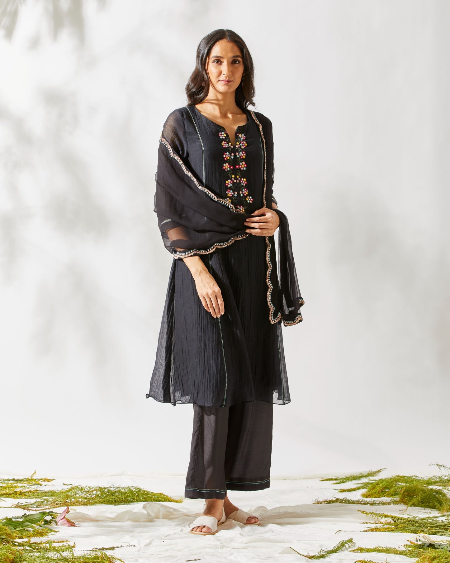 MIRROR WORK SUIT