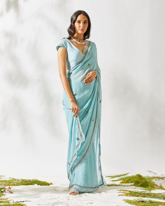 ZARDOZI BUTA SAREE