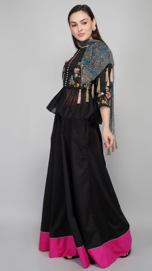 VINTAGE APPLIQUE SHARARA