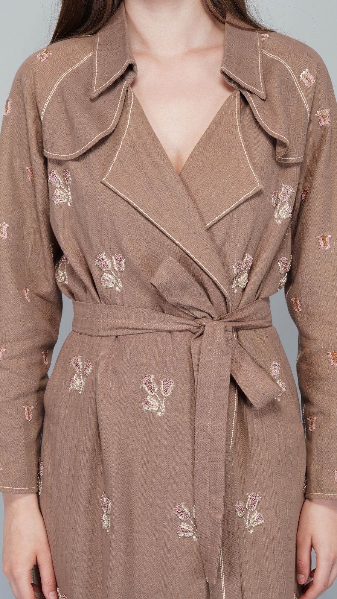 TULIP TRENCH DRESS