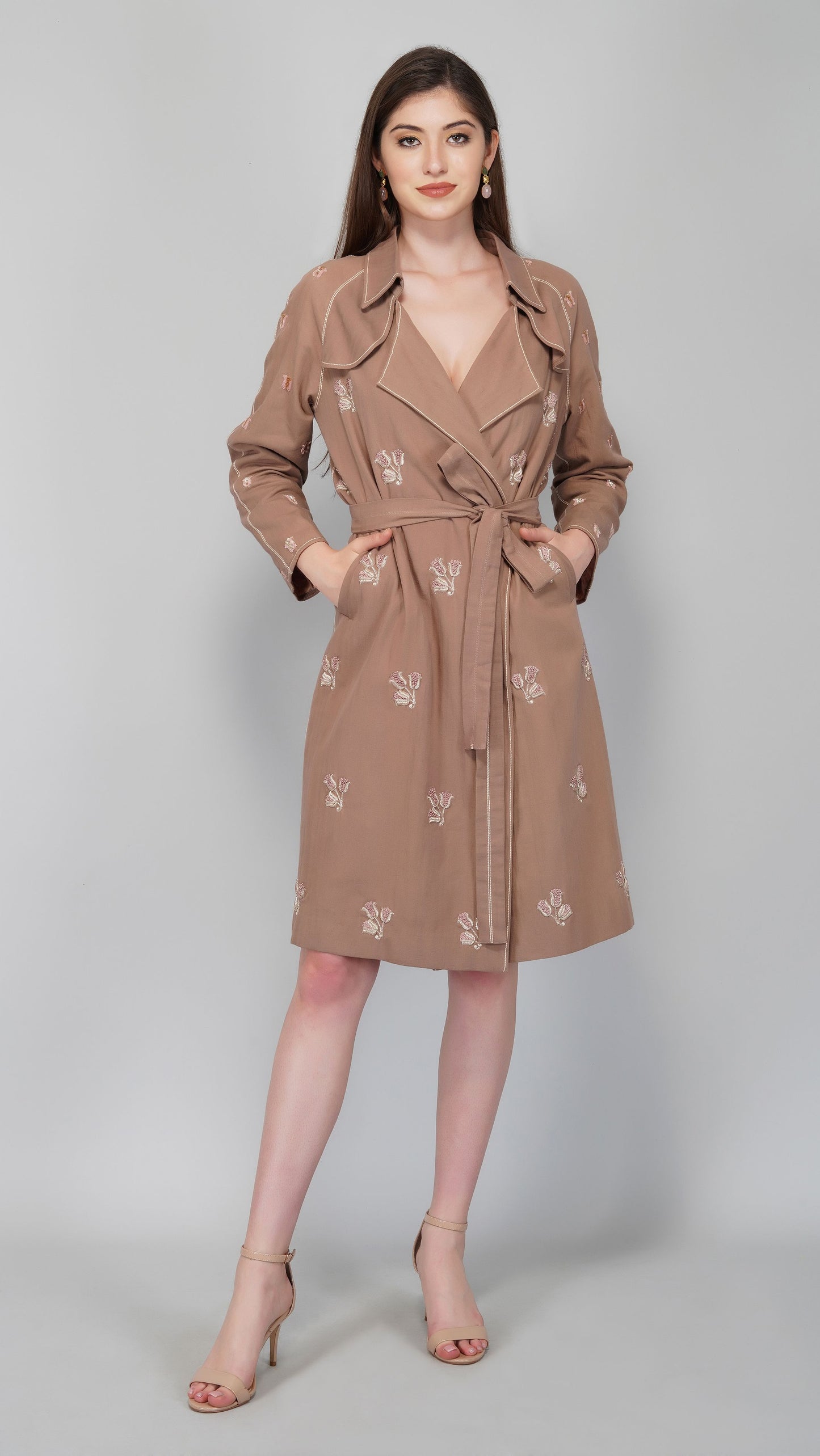 TULIP TRENCH DRESS