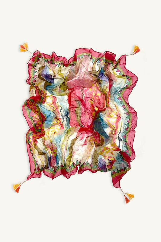 Product Product ABSTRACT PRINT SCARF