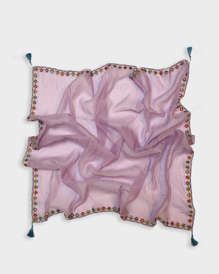 MIRROR WORK SCARF