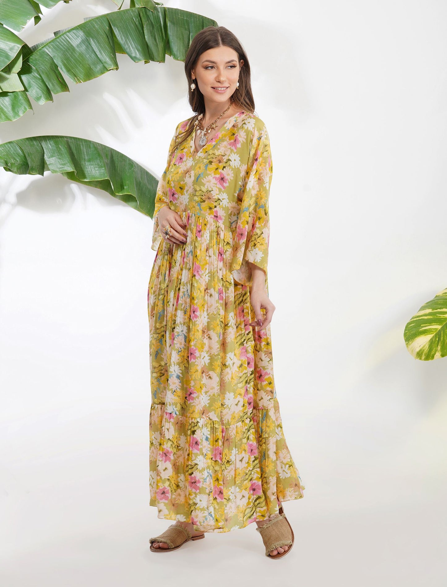 SUMMER PRINT MAXI DRESS
