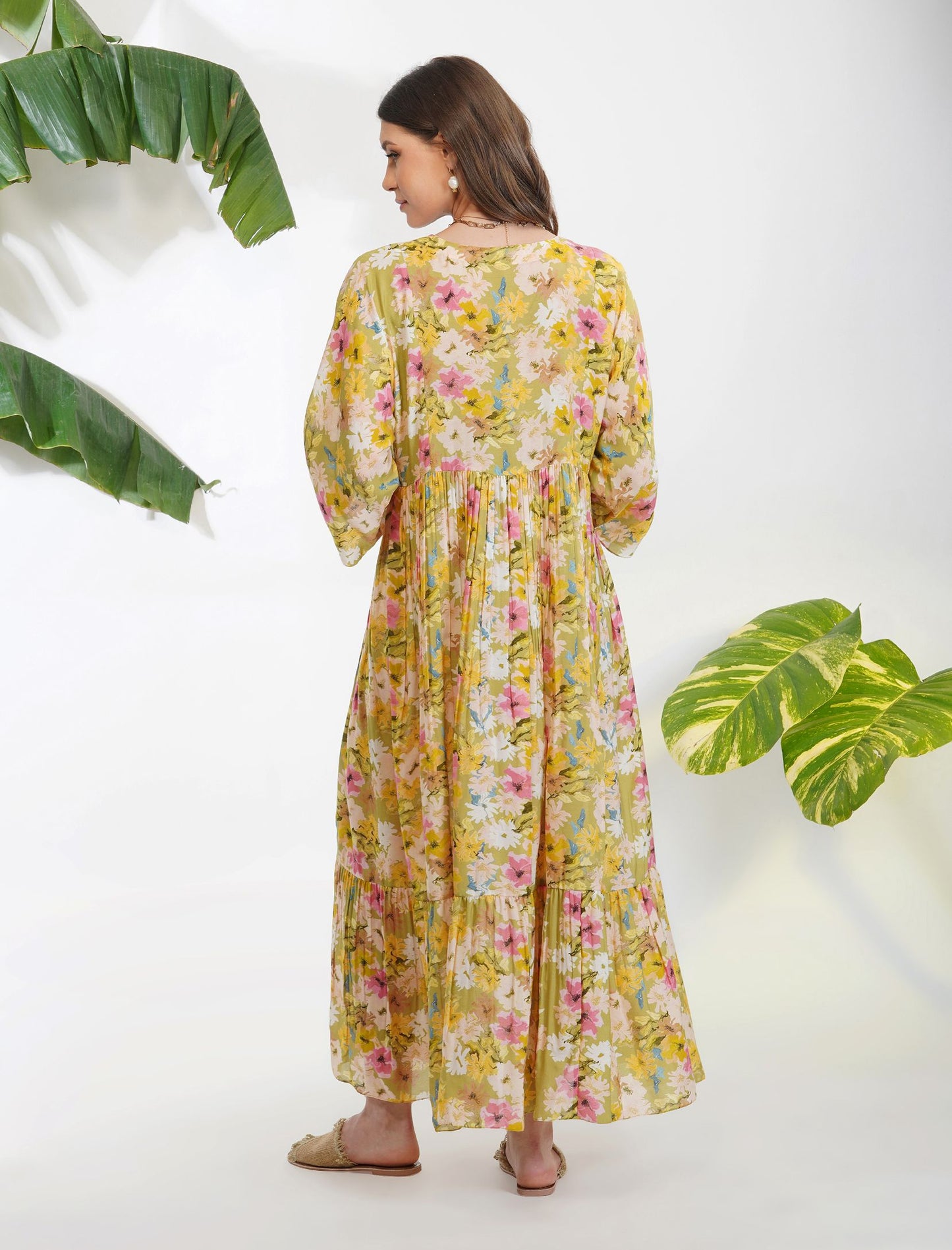 SUMMER PRINT MAXI DRESS