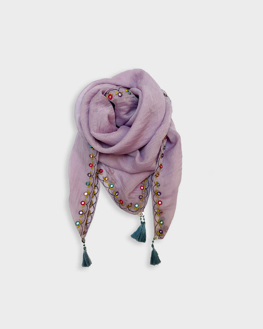 MIRROR WORK SCARF