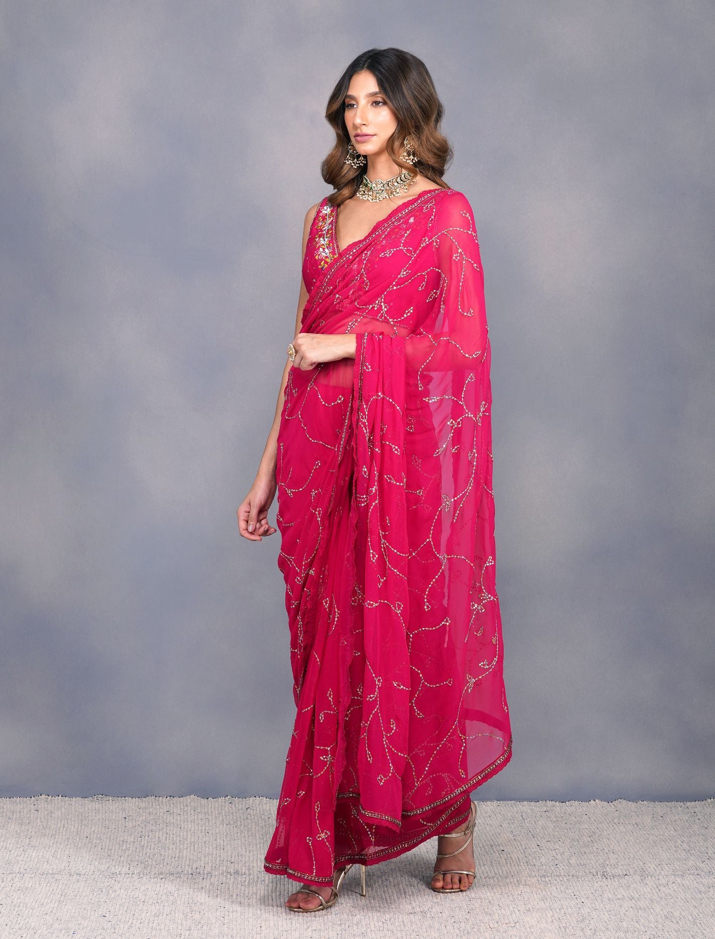 JARDIN GALAXIE SAREE SET