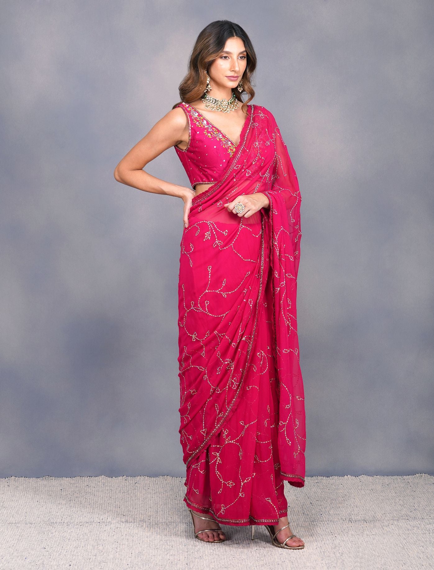 JARDIN GALAXIE SAREE SET