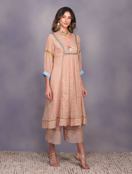 BAROQUE FLOWER TUNIC SET