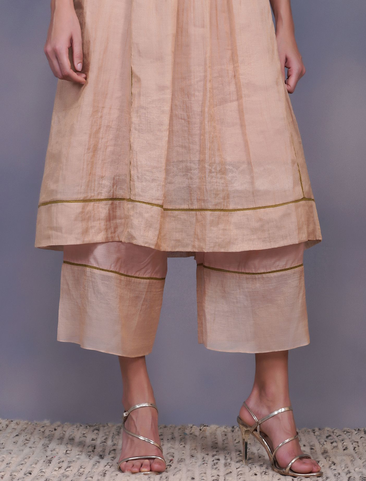 BAROQUE FLOWER TUNIC SET