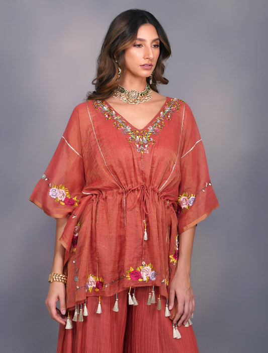 JARDIN GALAXIE KAFTAN SHARARA SET