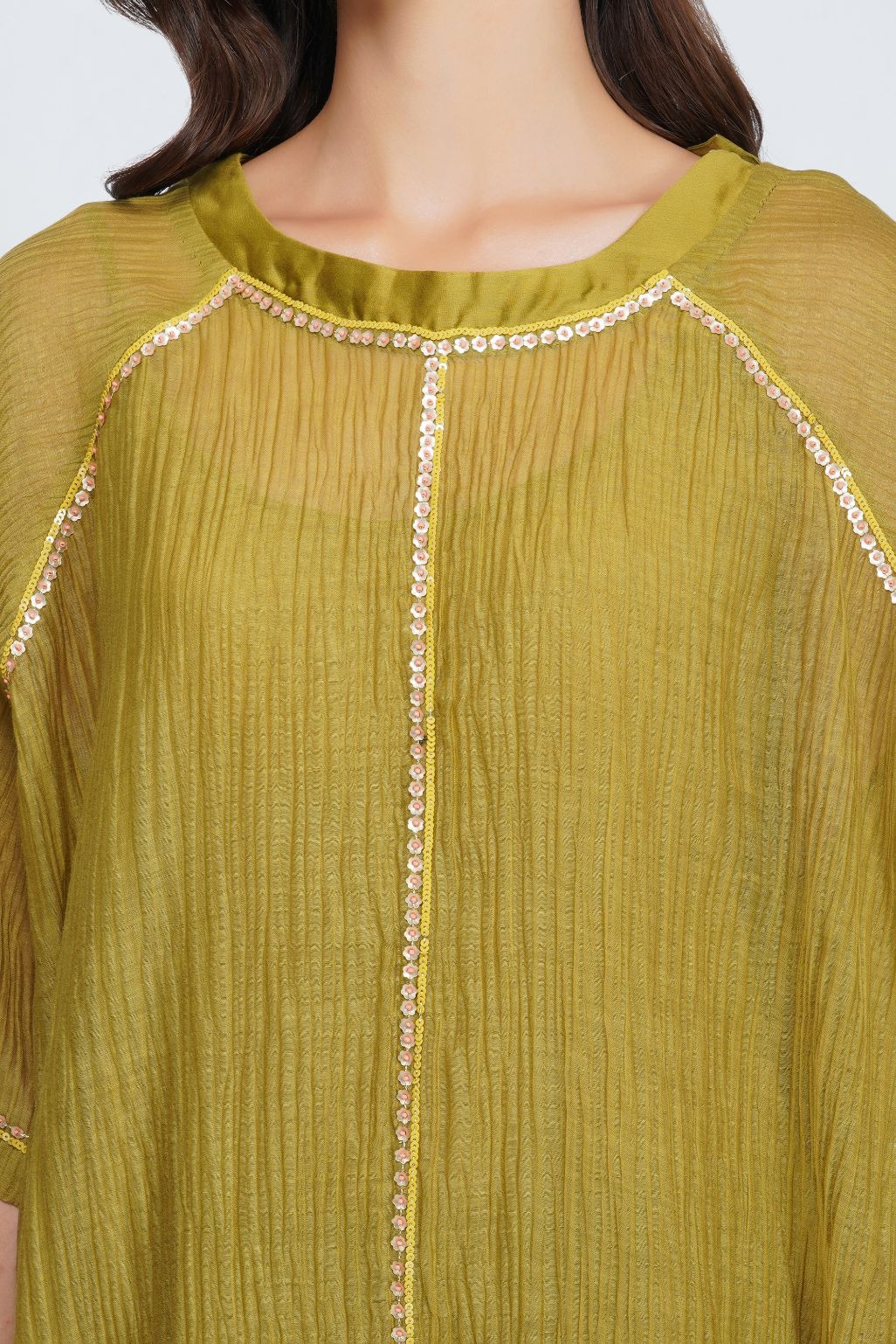 TSHIRT TUNIC WITH ASYMMETRICAL PANTS