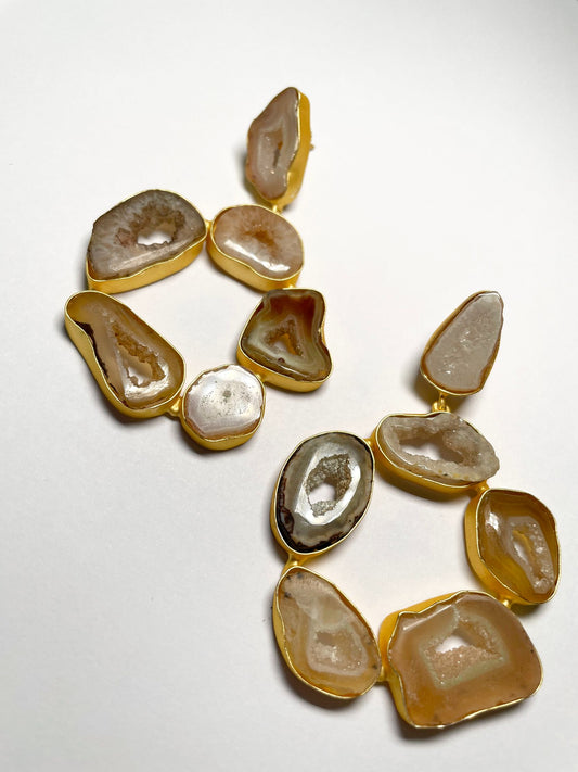 Natural Stone Earrings